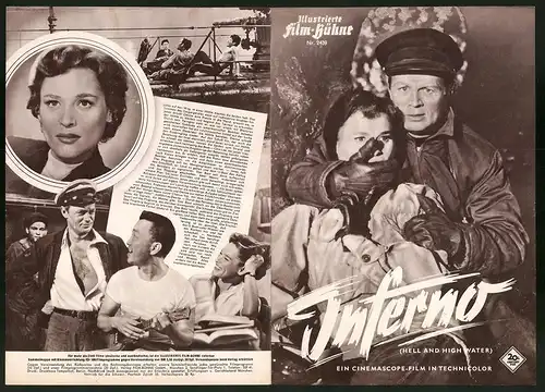 Filmprogramm IFB Nr. 2439, Inferno, Richard Widmark, Bella Darvi, Victor Francen, Regie: Samuel Fuller
