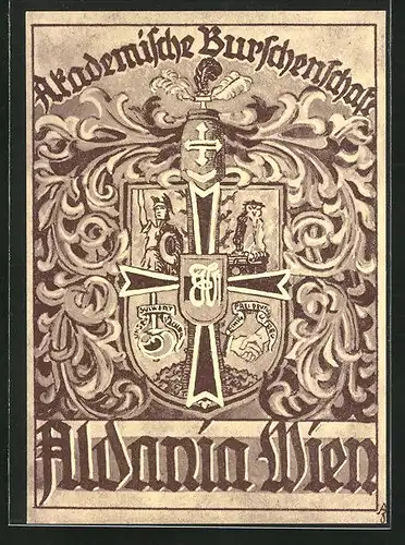 AK Wien, Studentenwappen der Aldania