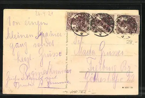 AK Triberg i. Schw., Hotel und Kurhaus Geutsche, Inh. Jacob Aberle jun.