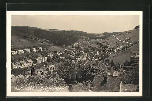 Foto-AK St. Joachimsthal, Panorama