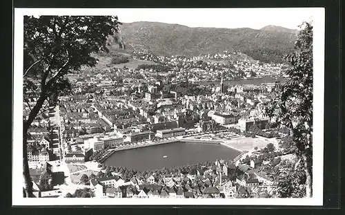 Foto-AK Bergen, Panorama