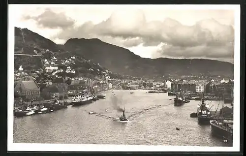 AK Bergen, Parti fra havnen