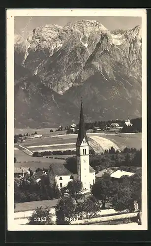 AK Rinn, Kirche gegen Bergmassiv