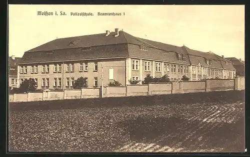 AK Meissen i. Sa., Beamtenhaus 1 der Polizeischule