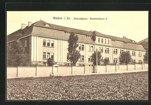 AK Meissen i. Sa., Beamtenhaus 3 der Polizeischule