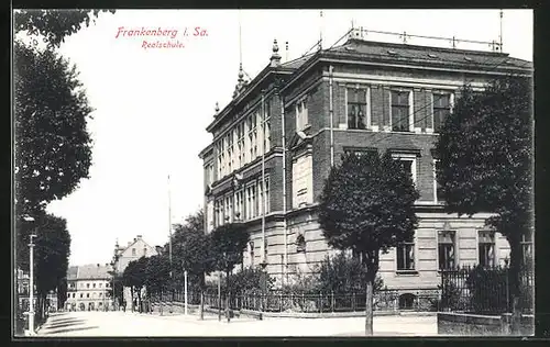 AK Frankenberg i. Sa., Partie an der Realschule