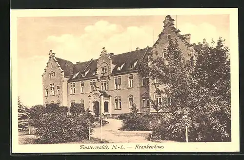 AK Finsterwalde, Krankenhaus mit Grünpartie