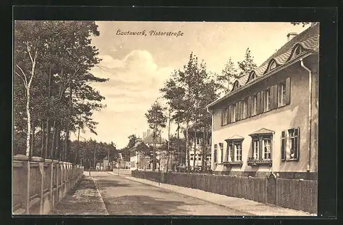 AK Lautawerk, Partie aus der Pistorstrasse