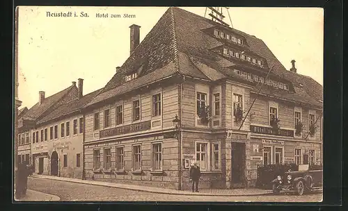 AK Neustadt i. Sa., Hotel zum Stern