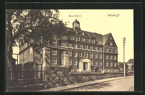 AK Wilsdruff, Ansicht der neuen Schule