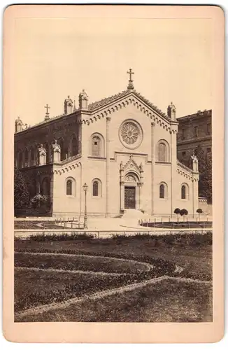 Fotografie Ferd. Finsterlin, München, Ansicht München, Allerheiligen-Hofkirche, Trockenstempel 1893