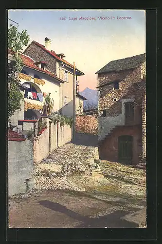AK Locarno, Vicolo am Lago Maggiore