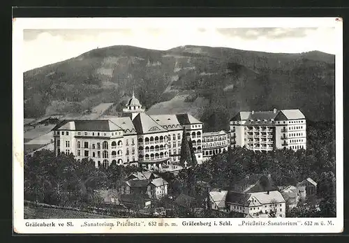 AK Gräfenberg i. Schl., Priessnitz-Sanatorium