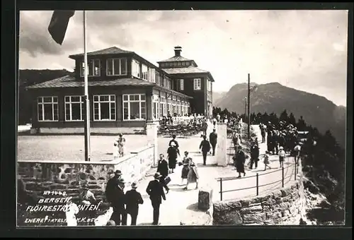 AK Bergen, Flöirestauranten mit Aussichtsterrasse