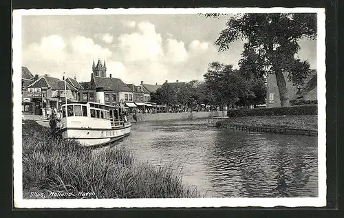 AK Sluis, Partie im Hafen