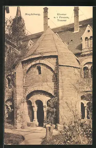 AK Magdeburg, Kloster und 1. Frauen, Tonsur