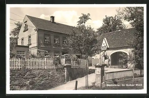 AK Meissen, Gasthaus Im Golker Wald