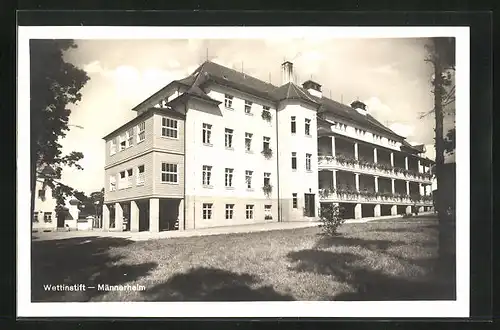 AK Coswig /Bez. Dresden, Wettinstift, Männerheim