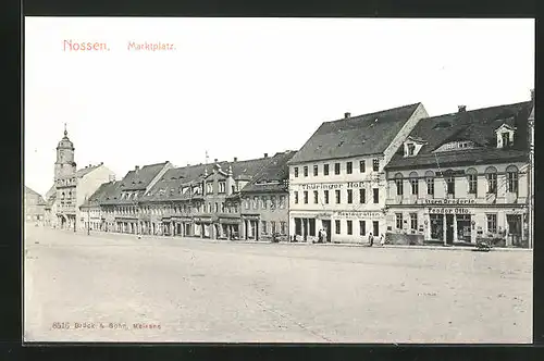 AK Nossen, Restaurant Thüringer Hof am Marktplatz