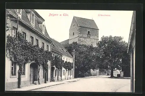 AK Belgern a. Elbe., Partie in der Ritterstrasse