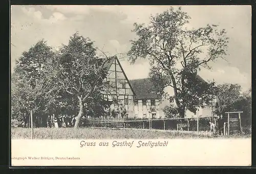 AK Seeligstadt b. Meissen, Gasthof Seeligstadt