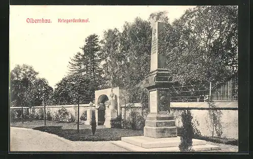 AK Olbernhau, Kriegerdenkmal