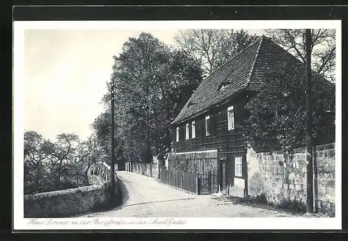 AK Oberlössnitz, Haus Lorenz an der Bergstrasse