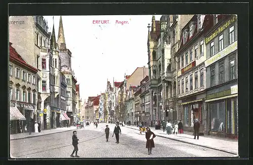 AK Erfurt, Strasse im Anger