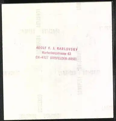 Exlibris Johannis Reich, Wappen mit Ritterhelm, Känguru und Sternen