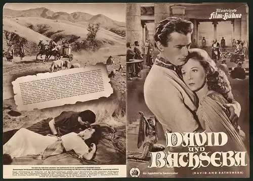 Filmprogramm IFB Nr. 1452, David und Bathseba, Gregory Peck, Susan Hayward, Regie: Henry King