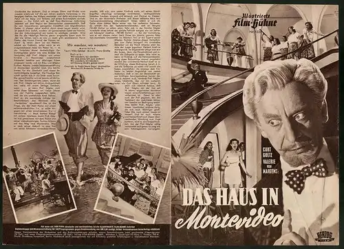 Filmprogramm IFB Nr. 1328, Das Haus in Montevideo, Curt Goetz, Valerie von Martens, Regie: Curt Goetz
