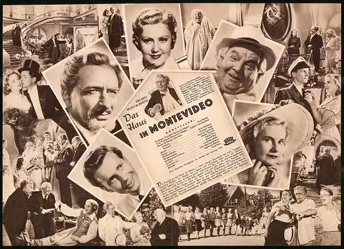 Filmprogramm IFB Nr. 1328, Das Haus in Montevideo, Curt Goetz, Valerie von Martens, Regie: Curt Goetz