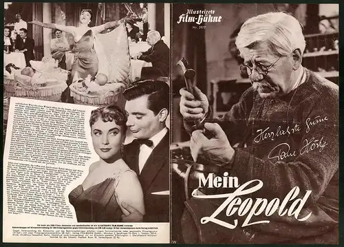 Filmprogramm IFB Nr. 2977, Mein Leopold, Paul Hörbiger, Peer Schmidt, Ingeborg Körner, Regie: Geza von Bolvary