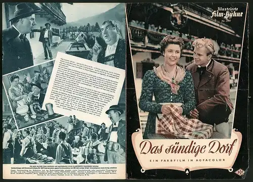 Filmprogramm IFB Nr. 2497, Das sündige Dorf, Joe Stöckel, Elise Aulinger, Thomas Reyer, Regie: Ferdinand Dörfler