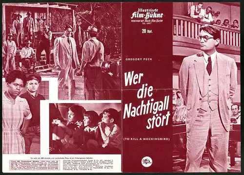 Filmprogramm IFB Nr. 6497, Wer die Nachtigall stört, Gregory Peck, Mary Bradham, Regie: Robert Mulligan