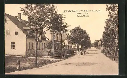 AK Reitzenhain, Hydrant in der Bahnhofstrasse