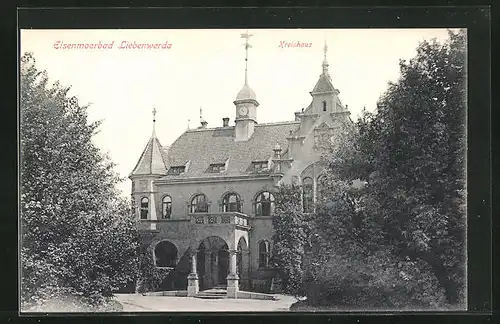 AK Liebenwerda, Fassade und Portal des Kreishauses