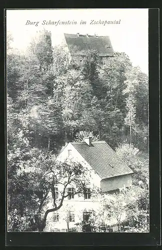 AK Drebach, Burg Scharfenstein im Zschopautal