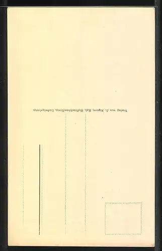 AK Ludwigsburg, Kgl. Schloss, Neues Corps de Logis Korridor