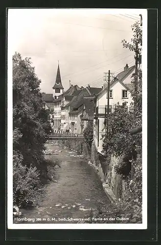 AK Hornberg /Bad. Schwarzwald, Partie an der Gutach