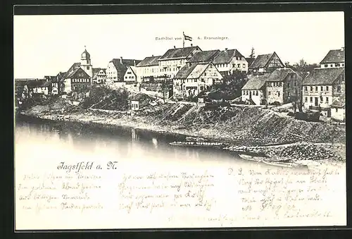 AK Jagstfeld a. N., Badhotel von A. Braeuninger