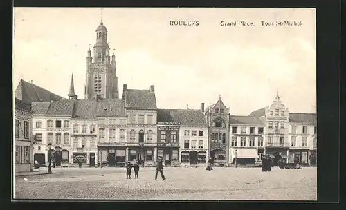 AK Roulers, Grand`Place, Tour St-Michel