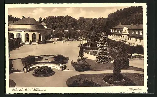 AK Bad Kudowa, Der Kurplatz