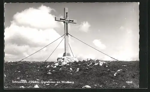 AK Schneealpe, Gipfelkreuz am Windberg