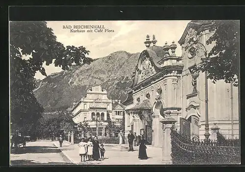 AK Bad Reichenhall, Kurhaus mit Café Flora