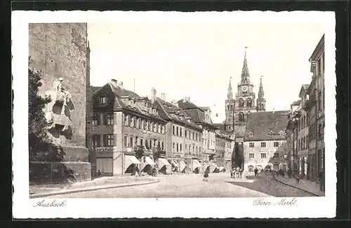 AK Ansbach, Oberer Markt