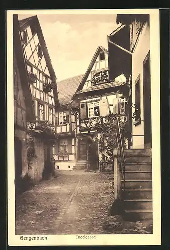 AK Gengenbach, Partie in der Engelgasse