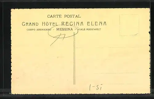 AK Messina, Grand Hotel Regina Elena, vue prise de la Mer