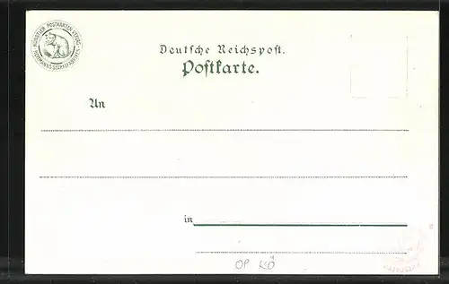 Lithographie Königsberg, Hafenansicht