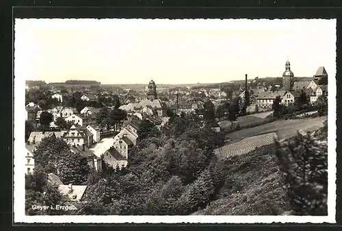 AK Geyer / Erzgeb., Gesamtansicht